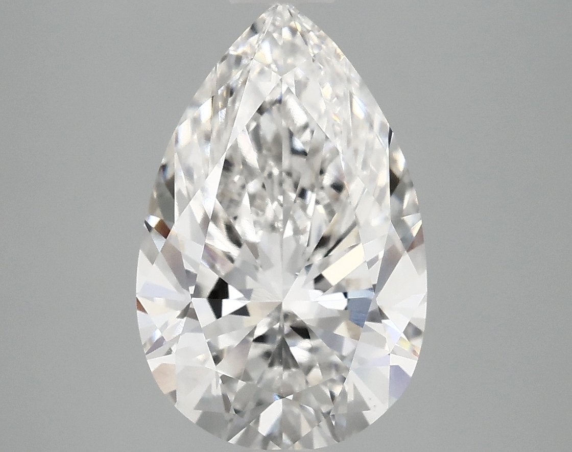 3.58ct Pear lab-grown diamond