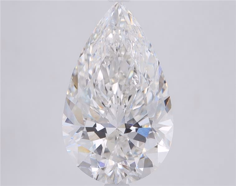 4.21ct Pear Cut Lab-Grown Diamond, D Color, VVS2 Clarity