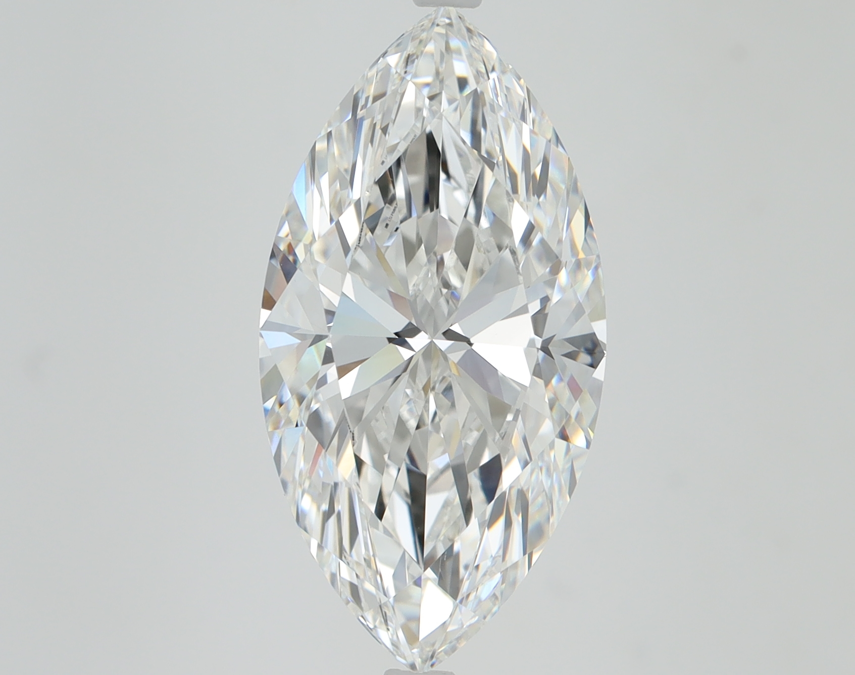 Lab-grown 6.24ct marquise diamond, E color, VVS2 clarity, IGI certified, 18.34mm ID