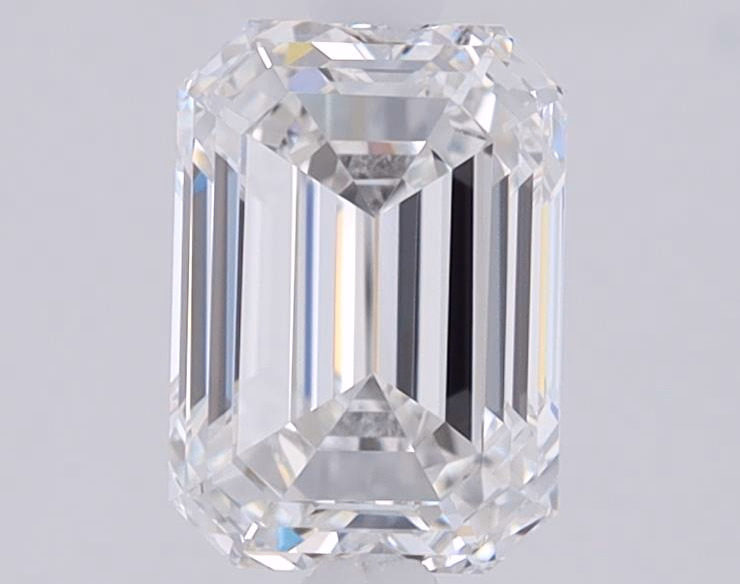 2.05ct Emerald Cut Lab-Grown Diamond, D/VVS1, 8.31mm ID