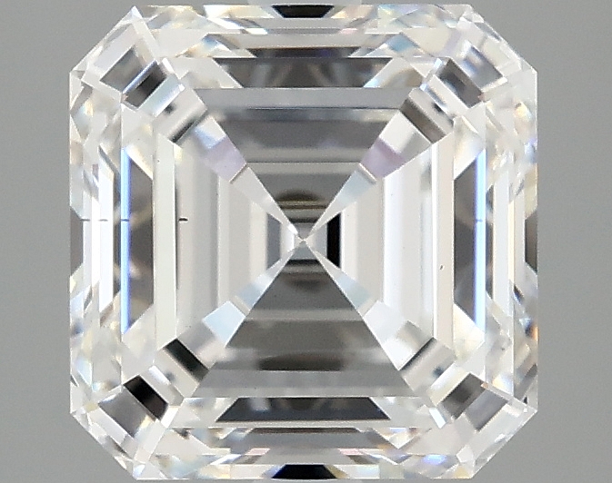 2.57ct Lab-Grown Diamond, Asscher Cut, D/VS2, 7.73mm ID
