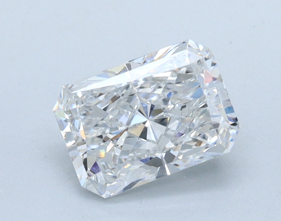 1.16ct Radiant cut lab-grown diamond, E/VS2, 7.30mm ID