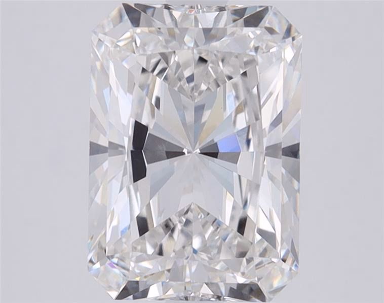 1.39ct Radiant cut lab-grown diamond, D color, VS1 clarity, 7.62mm ID