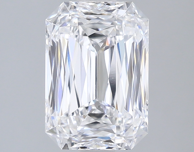 2.37ct Radiant cut lab diamond, E/VS1, 9.13mm ID