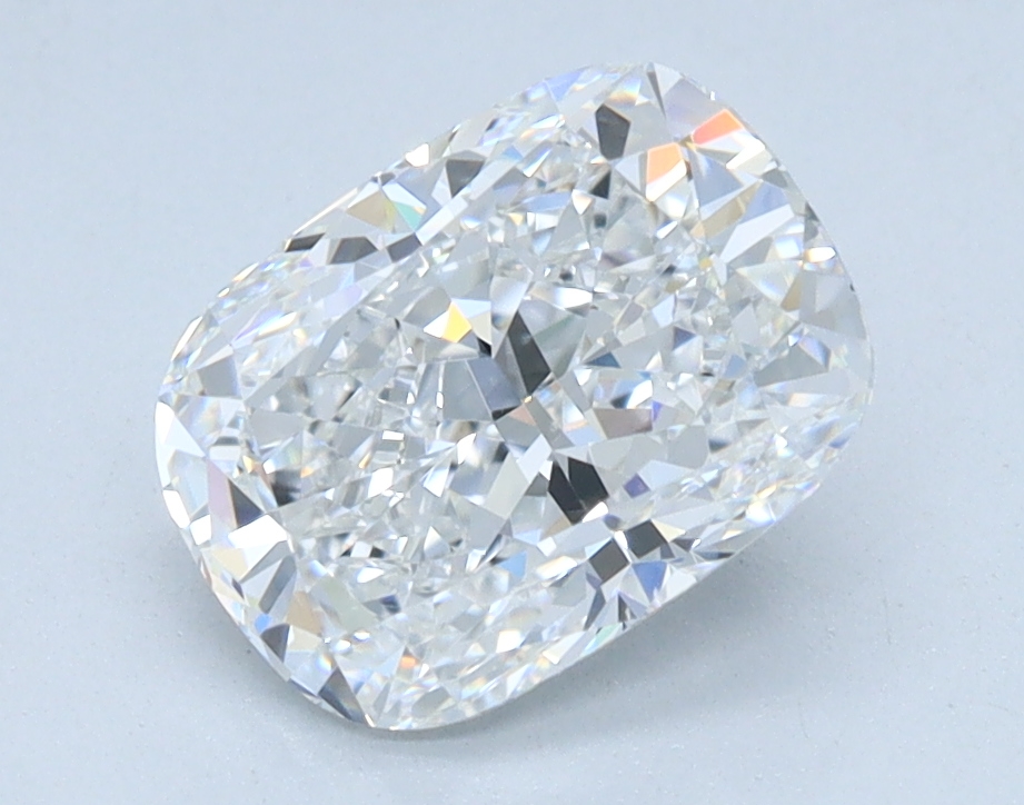 1.52ct Cushion Cut Lab Diamond, D Color, VVS1 Clarity