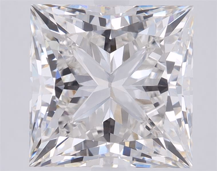 1.58ct Princess cut lab-grown diamond, E/VS1, 6.44mm ID