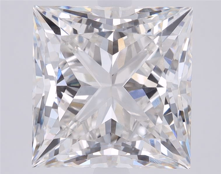 2.79ct Princess cut lab-grown diamond, D/VVS2, 7.61mm ID