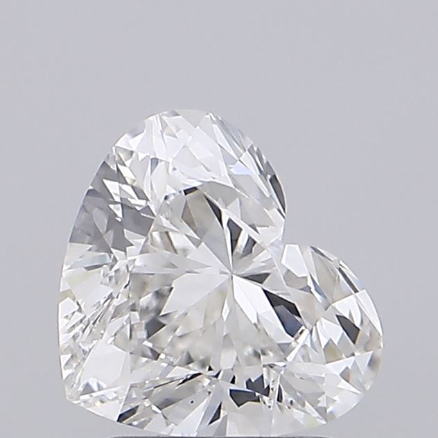 1.59ct lab-grown heart diamond, F color, VS1 clarity, 7.03mm ID