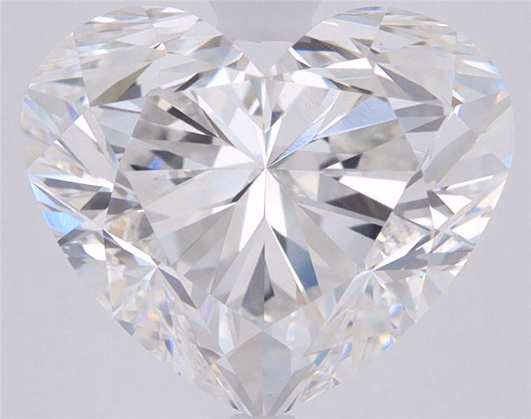 1.73ct Heart Cut Lab-Grown Diamond, D Color, VVS1 Clarity