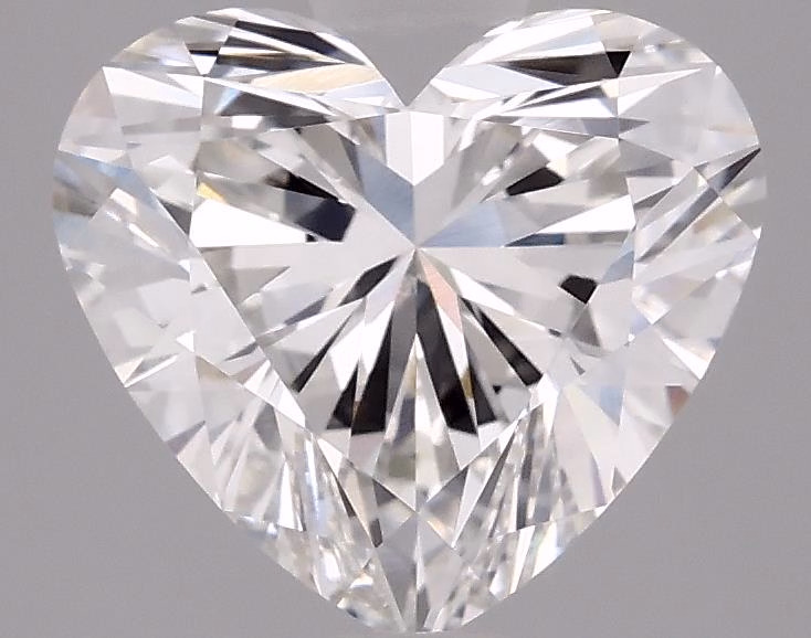 3.1ct Heart Cut Lab-Grown Diamond, 8.74mm ID