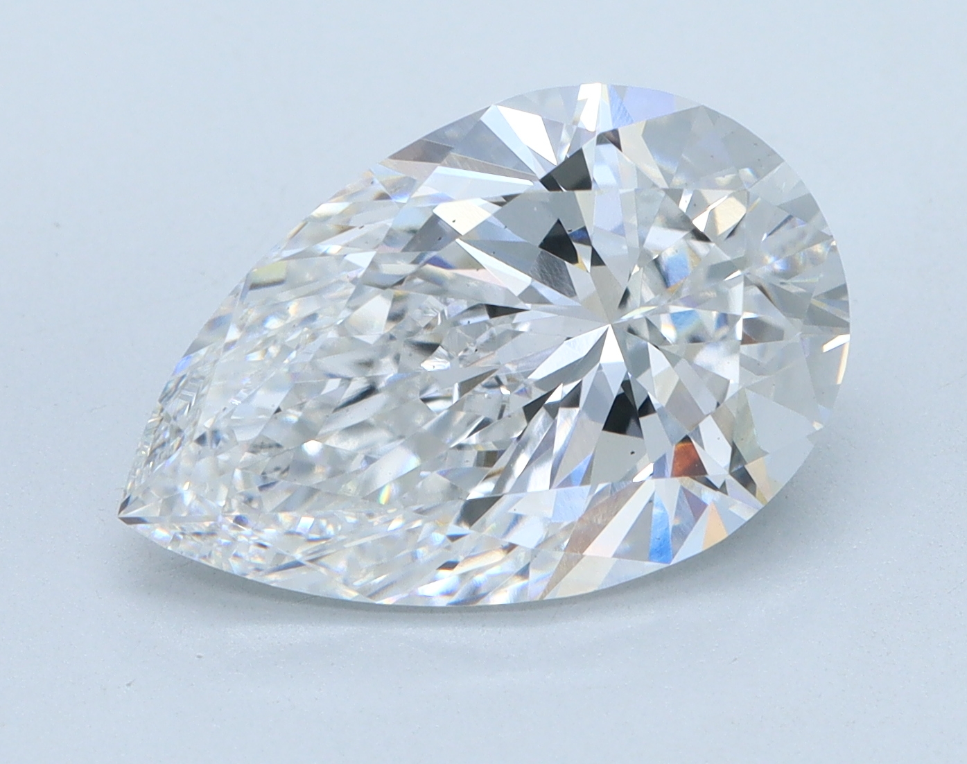 4.01ct Pear Cut Lab Diamond, D/VS2, 13.78mm ID