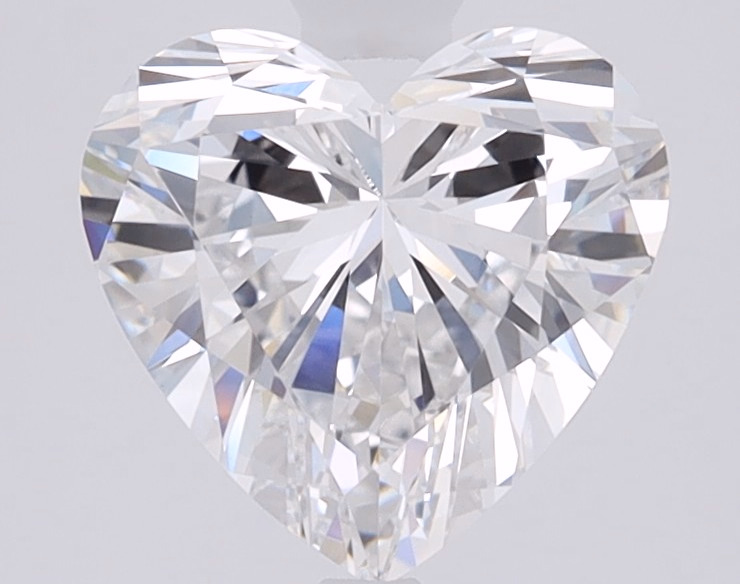 1.09ct Heart Cut Lab-Grown Diamond, F/VVS2, 6.62mm ID