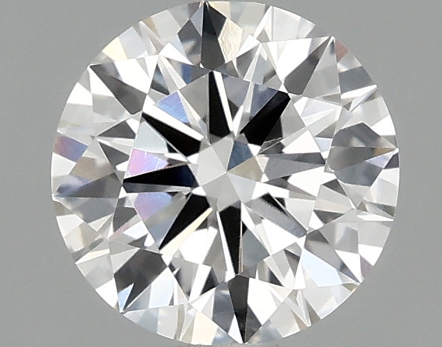1.39ct round F/VVS2 lab-grown diamond, 7.23mm, IGI certified.