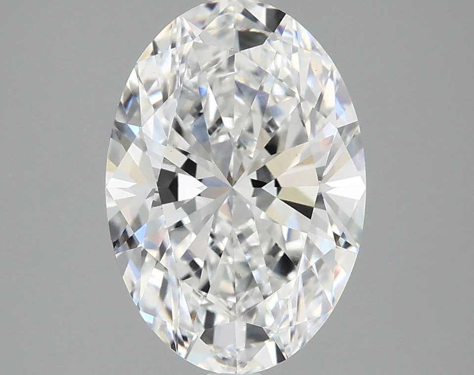 2.79ct oval D/VS1 lab-grown diamond, IGI certified, 11.46mm ID.