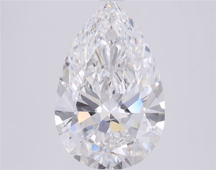 4.03ct Pear lab-grown diamond