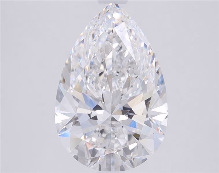 5.07ct Pear lab-grown diamond