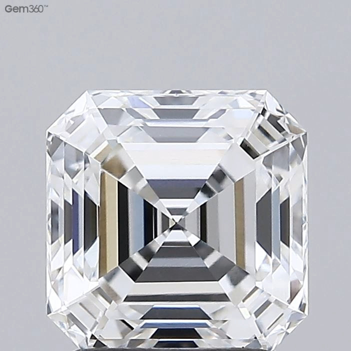 2.06ct Asscher lab-grown diamond