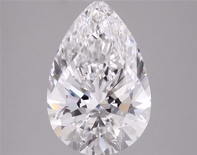 2.58ct Pear lab-grown diamond