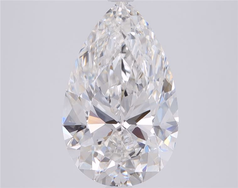 7.06ct Pear lab-grown diamond