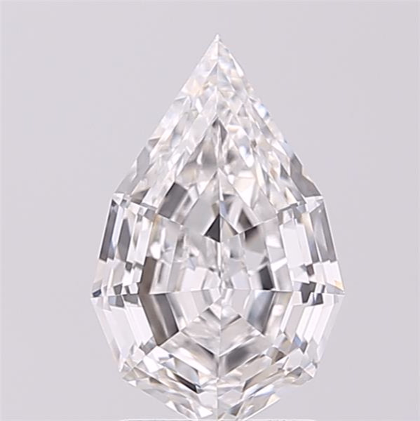 5.22ct Step Cut Pear lab-grown diamond