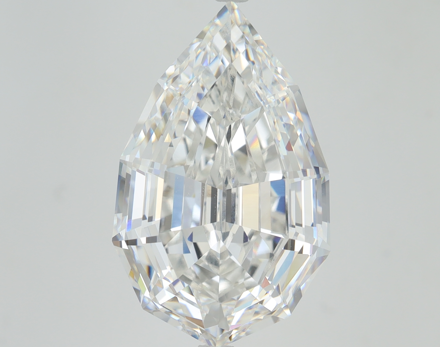10.29ct Step Cut Pear lab-grown diamond