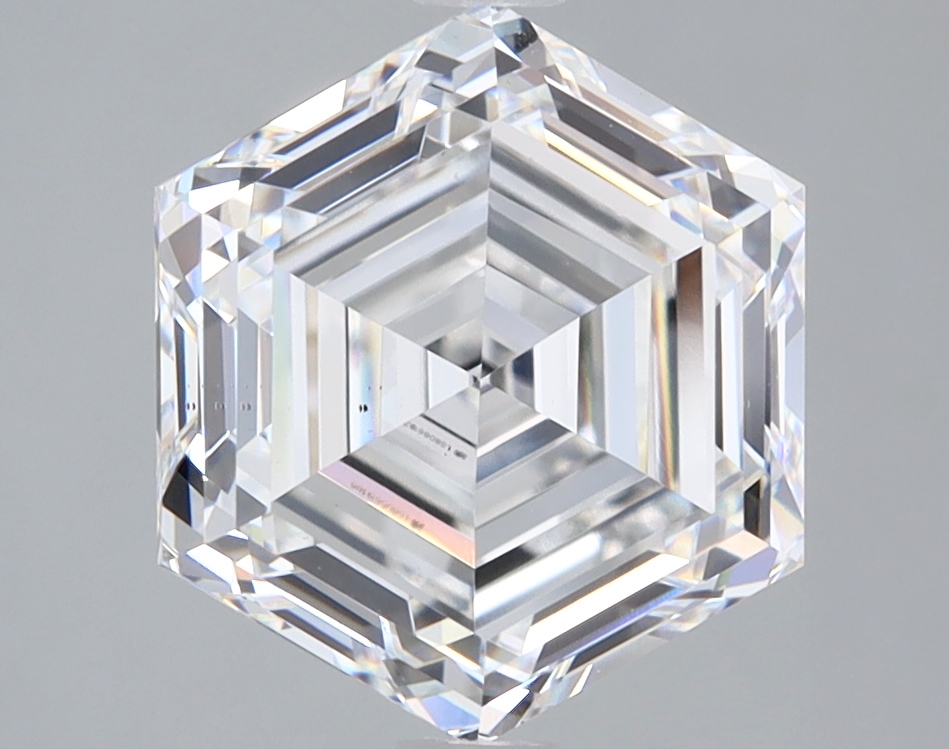 3.69ct Hexagon lab-grown diamond