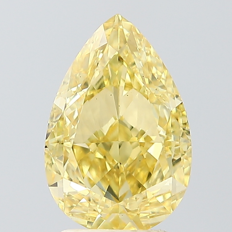 3.13ct Pear lab-grown diamond