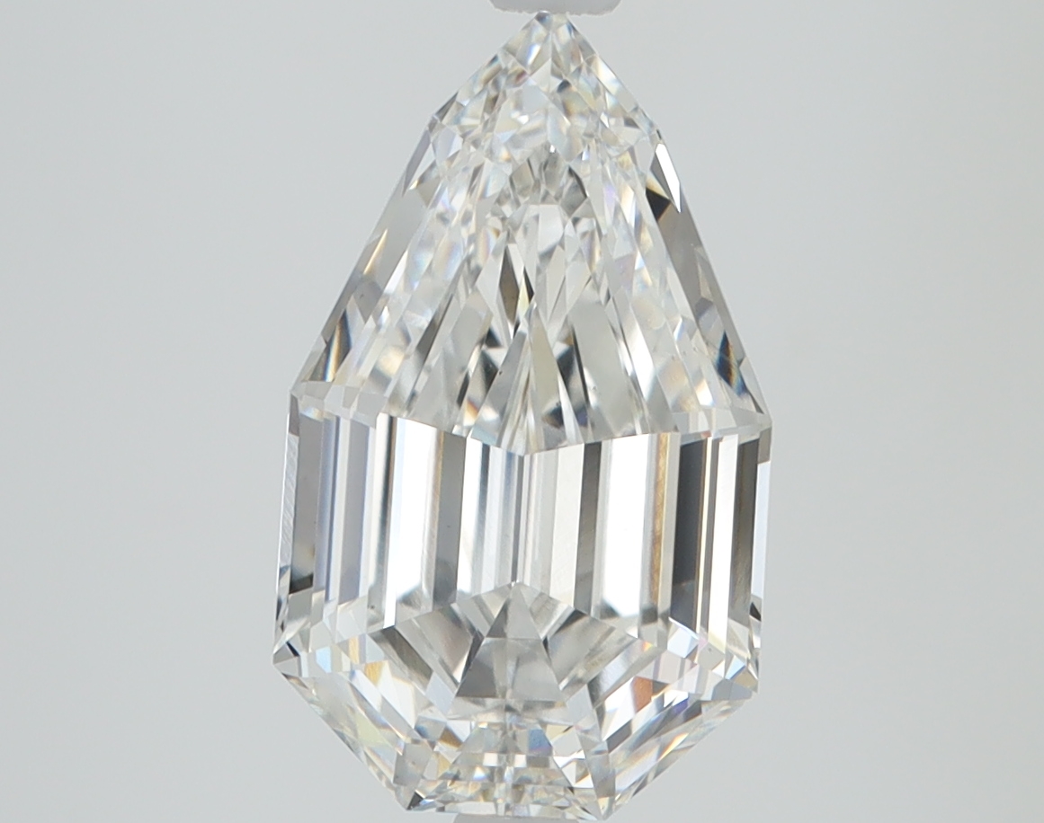 3.07ct Step Cut Pear lab-grown diamond