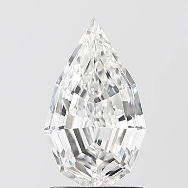 1.09ct Step Cut Pear lab-grown diamond