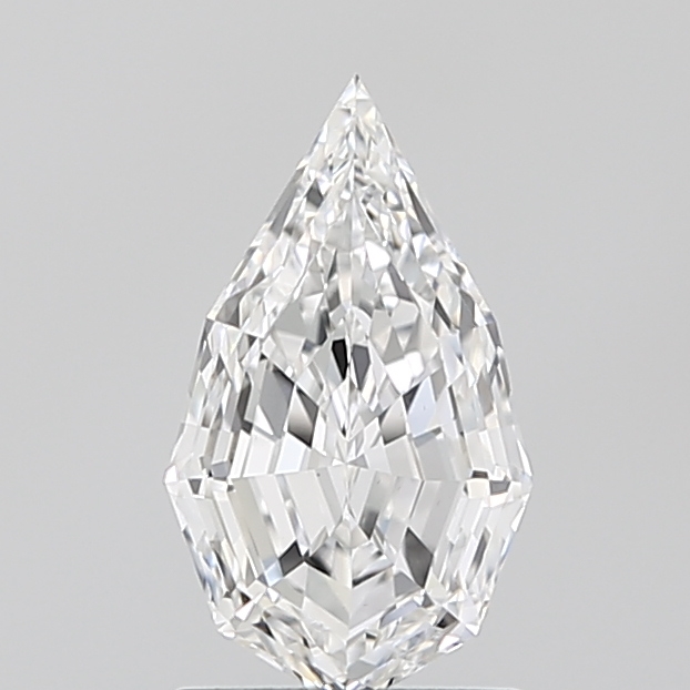 1.30ct Step Cut Pear lab-grown diamond