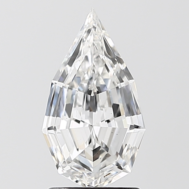 1.53ct Step Cut Pear lab-grown diamond