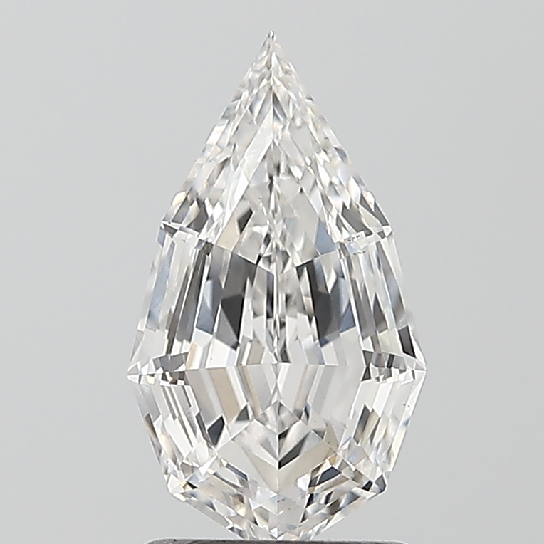 1.67ct Step Cut Pear lab-grown diamond