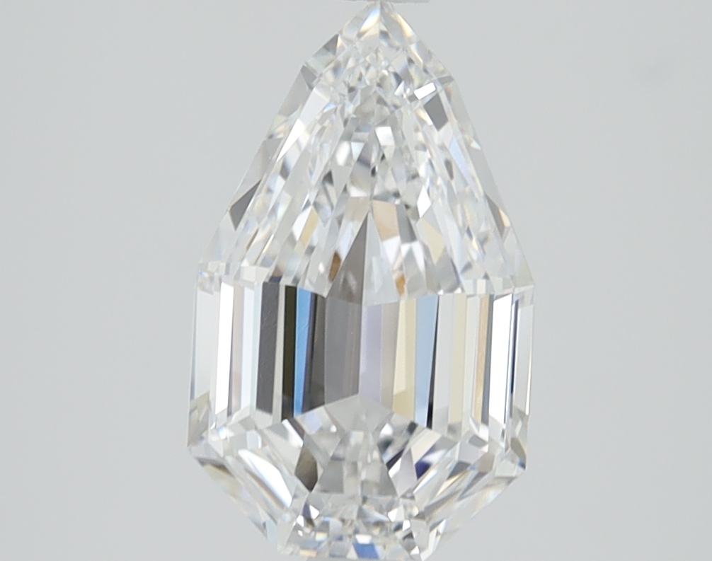 2.03ct Step Cut Pear lab-grown diamond