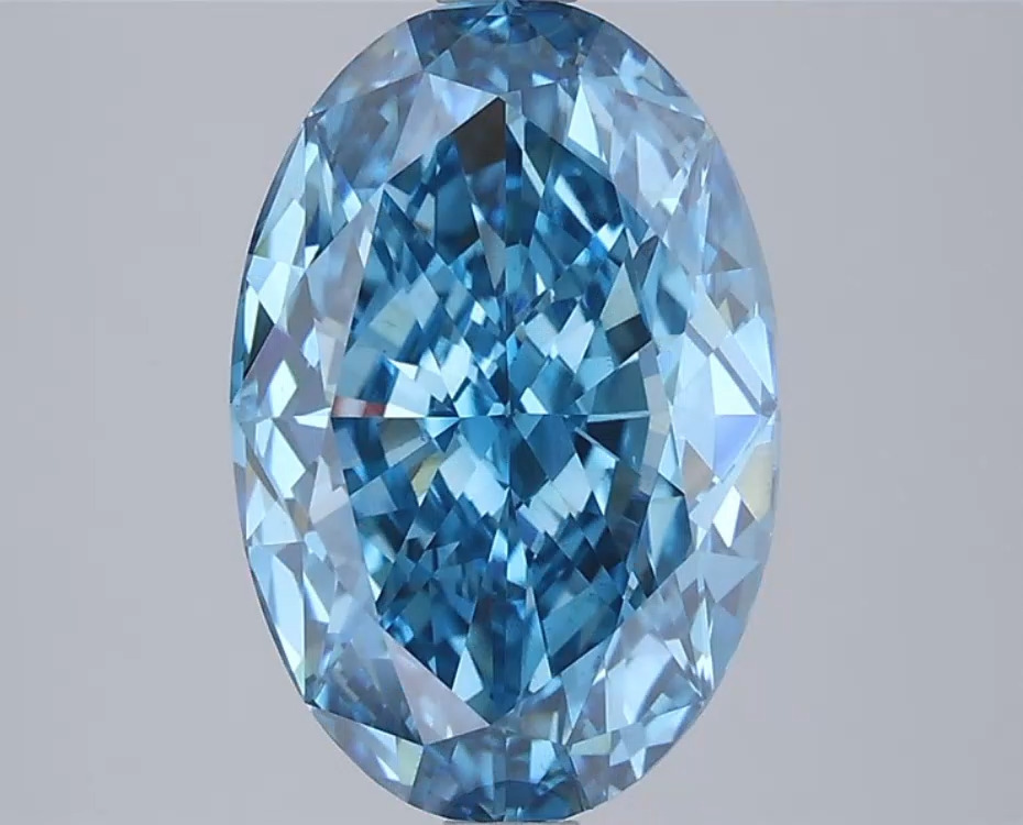 Exact supplier image of 4.03ct Oval lab-grown diamond