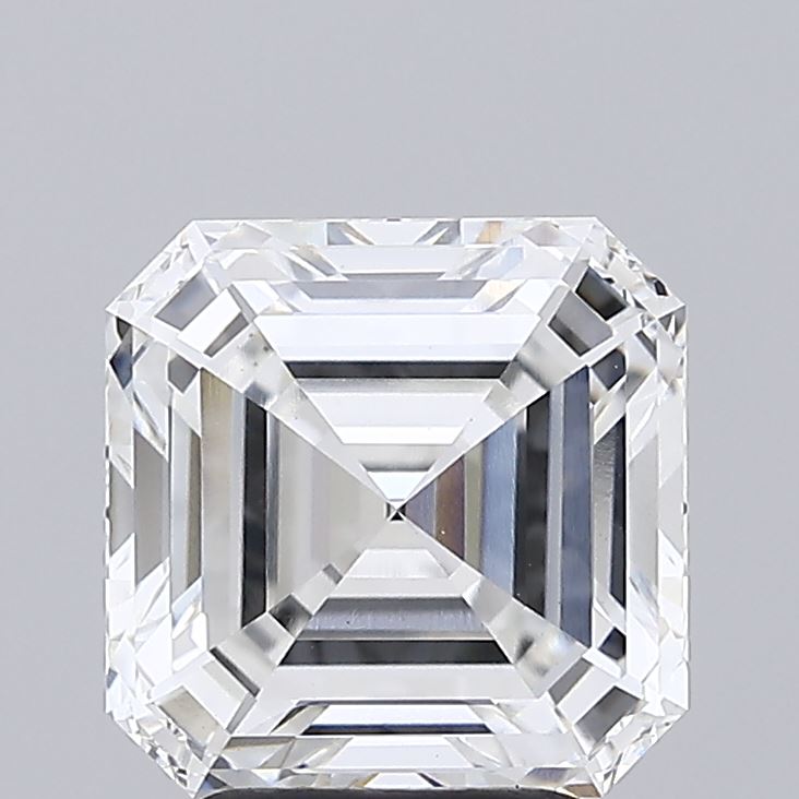 3.73ct Asscher lab-grown diamond