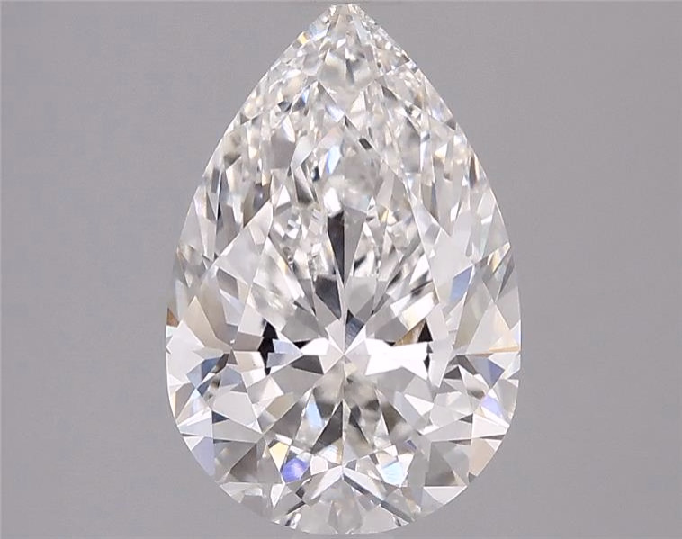 4.11ct Pear lab-grown diamond