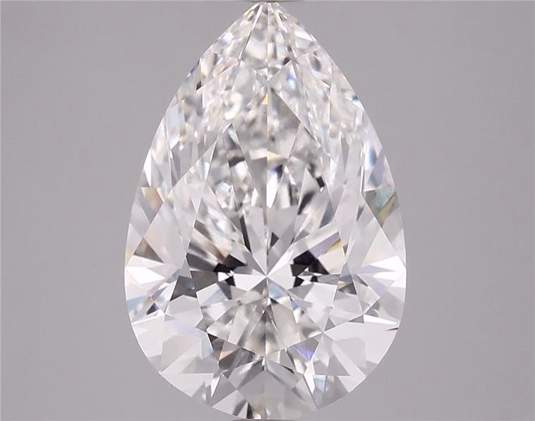 5.09ct Pear lab-grown diamond