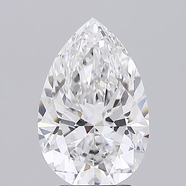 2.93ct Pear lab-grown diamond