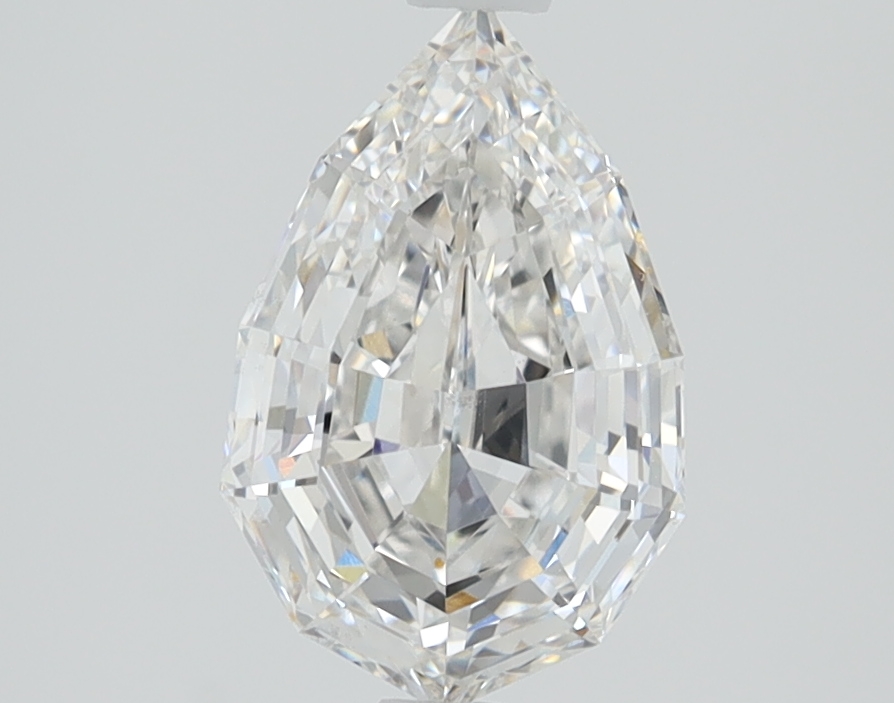 1.54ct Step Cut Pear lab-grown diamond