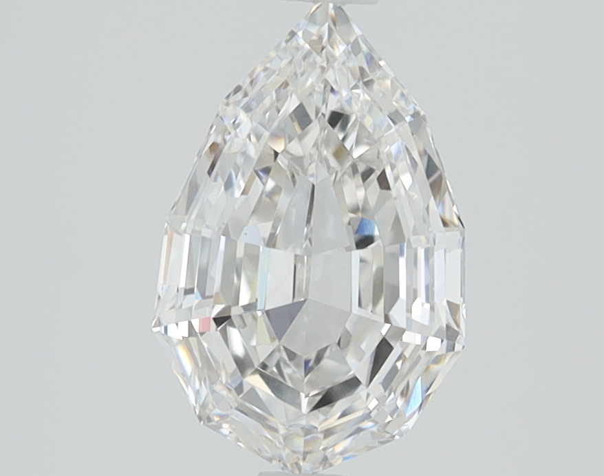 1.61ct Step Cut Pear lab-grown diamond