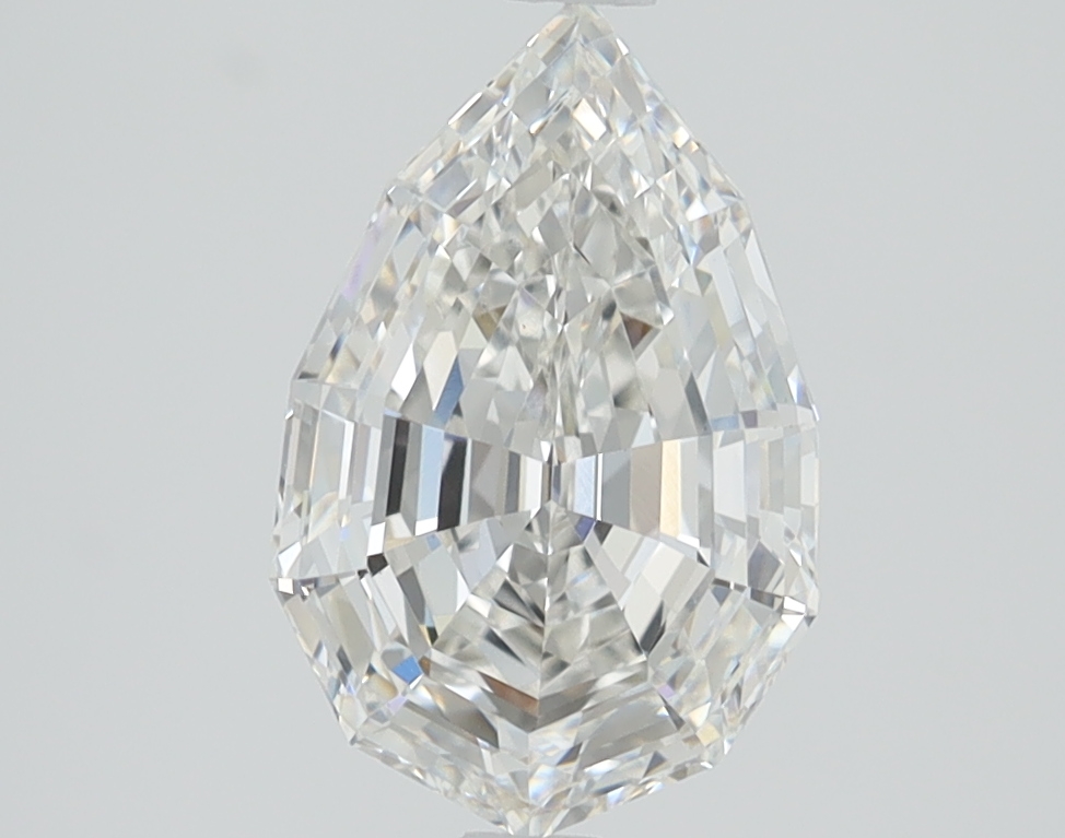 2.25ct Step Cut Pear lab-grown diamond