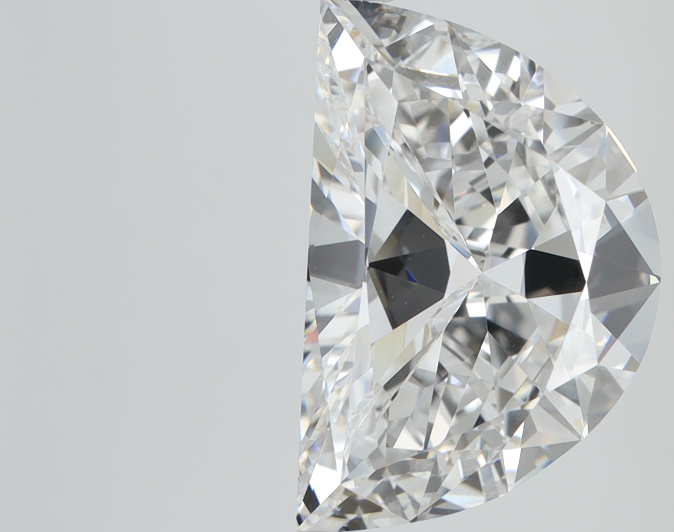 5.00ct Half Moon lab-grown diamond