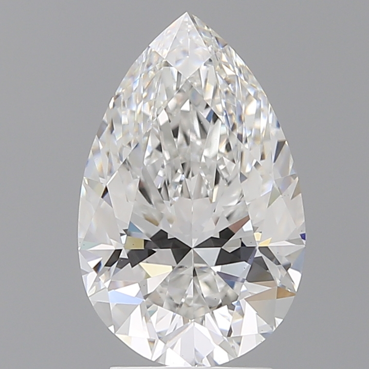 3.42ct Pear lab-grown diamond