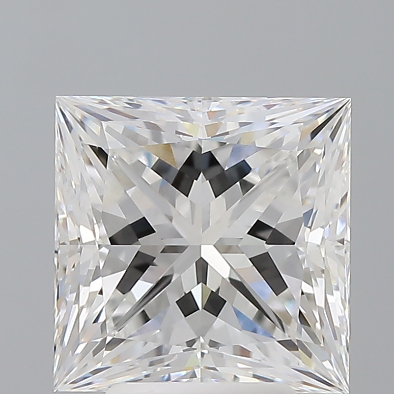 4.56ct Princess lab-grown diamond