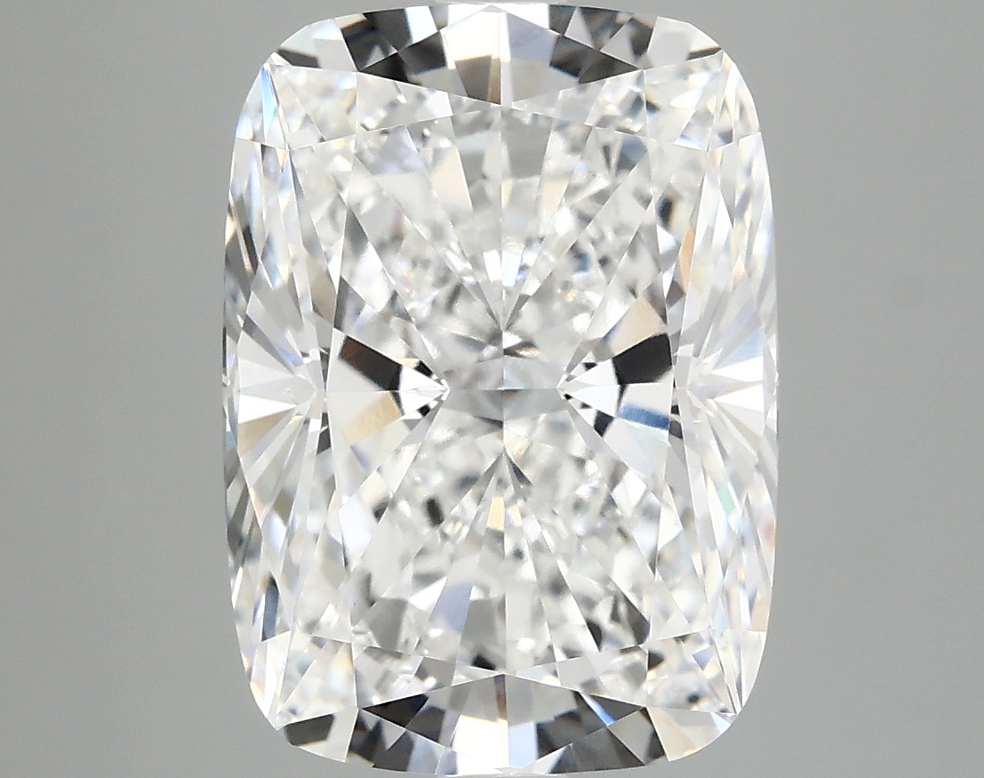 6.16ct Cushion lab-grown diamond