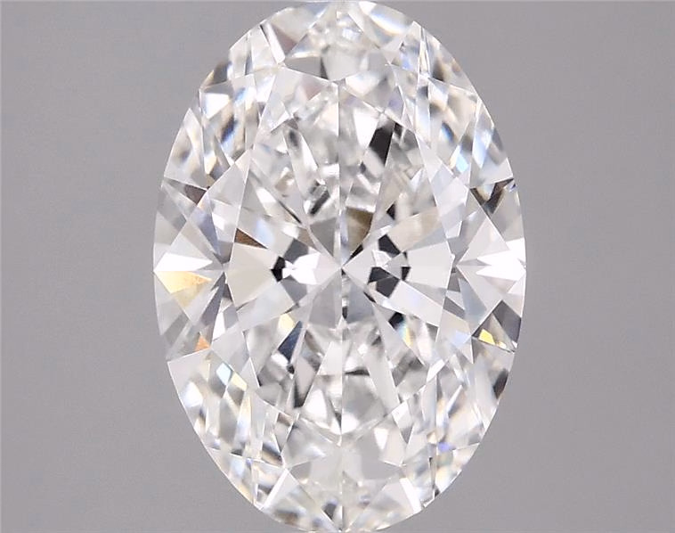 Exact supplier image of 3.73ct Oval lab-grown diamond