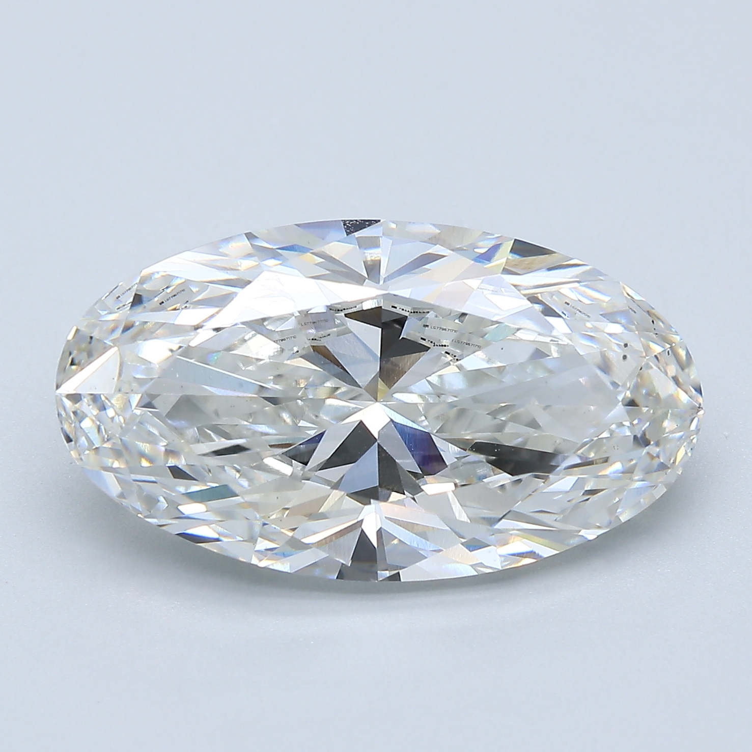7.01ct Moval lab-grown diamond