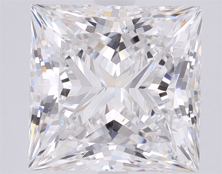 Exact supplier image of 4.00ct Princess lab-grown diamond