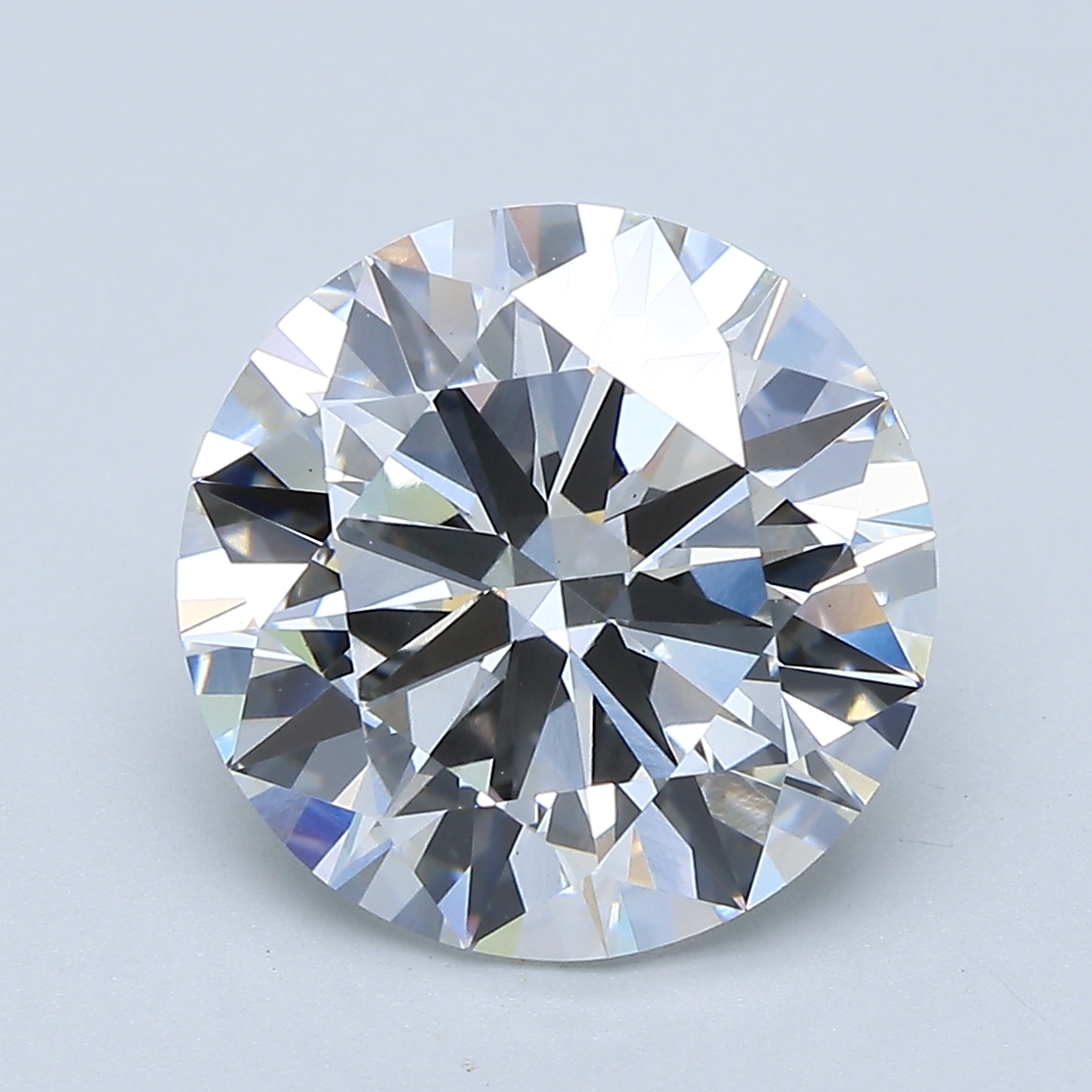 Exact supplier image of 4.56ct Round lab-grown diamond
