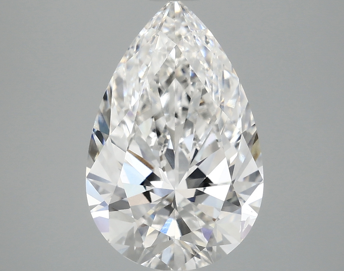 3.63ct Pear lab-grown diamond
